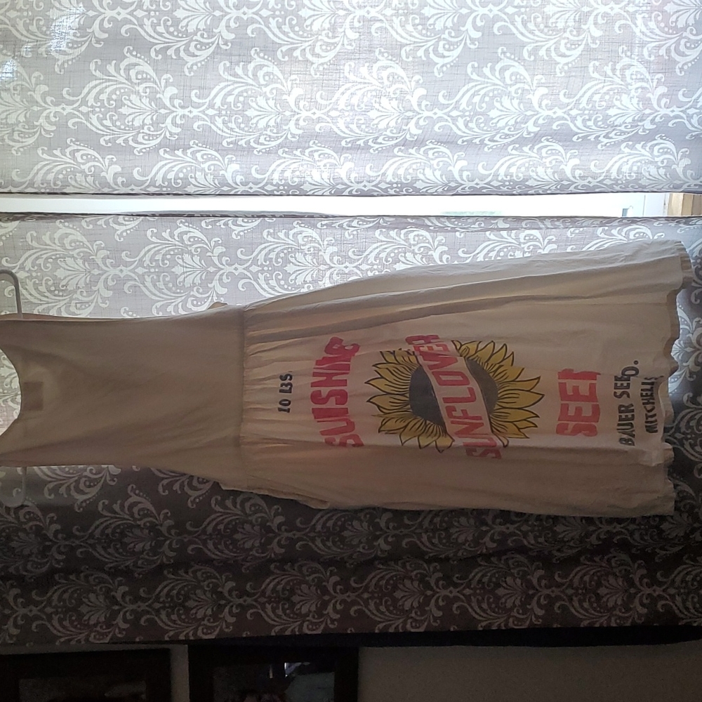 Sunflower sack dress